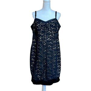 Torrid Black Lace Dress with Nude Lining - NWT